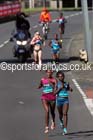 Mary Keitany and Tiki Gelana start to pull away in womens 2014 BUPA Great North Run. Photo: David T. Hewitson/Sports for All Pics
